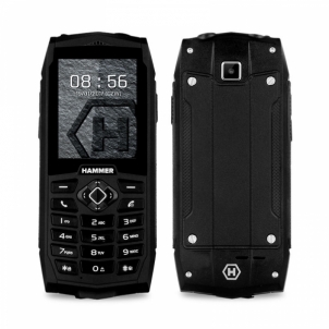 Mobilus telefonas MyMobilais telefons HAMMER 3 Dual Sim black Mobilie tālruņi