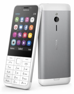 Mobile phone Nokia 230 Dual Sim silver ENG