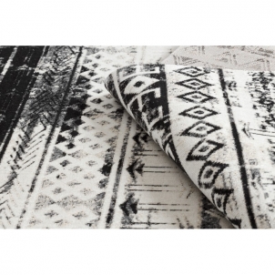Modernus kilimas su juodais akcentais MUNDO Boho | 160x220 cm