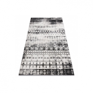 Modernus kilimas su juodais akcentais MUNDO Boho | 160x220 cm