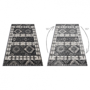 Modernus kilimas su juodos spalvos akcentais MUNDO Etnic | 140x190 cm