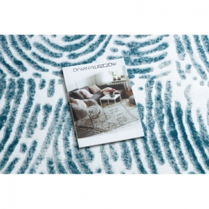 Modernus kilimas su mėlynais raštais MEFE | 200x290 cm 
