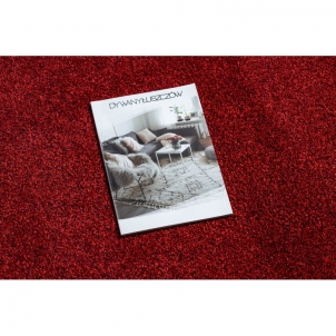 Modernus raudonas kilimas MOOD | 60x115 cm 