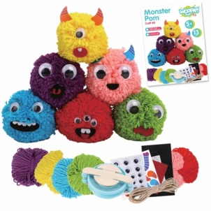 Monstrų kūrimo rinkinys WOOPIE Monster Pom Educational toys