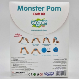 Monstrų kūrimo rinkinys WOOPIE Monster Pom