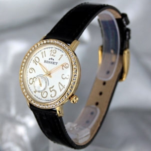 Moteriškas laikrodis BISSET Queen Ice BS25C01Q LG WH BK