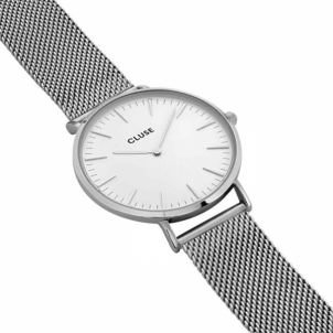 Women's watches Cluse La Bohème Mesh Silver/White