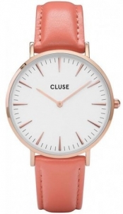 Женские часы Cluse La Bohème Rose Gold White/Flamingo CL18032