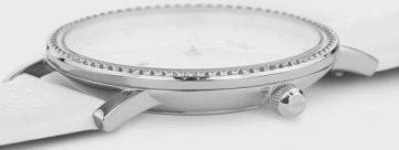 Женские часы Cluse Le Couronnement Silver White/White CL63003