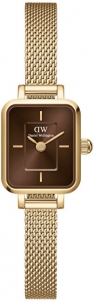 Moteriškas laikrodis Daniel Wellington Micro Quadro Mini Evergold Amber DW00100654