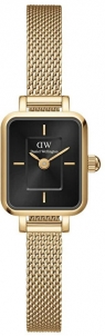 Moteriškas laikrodis Daniel Wellington Micro Quadro Mini Evergold Onyx DW00100652 Moteriški laikrodžiai