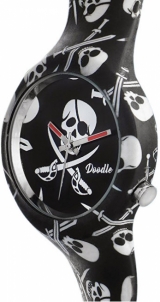 Women's watches Doodle Skull Mood Black Pirates Skulls DOSK002