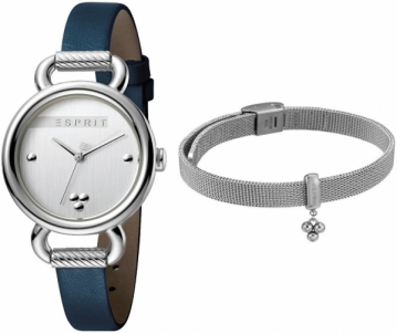 Women's watches Esprit Play Silver Blue SET ES1L023L0015