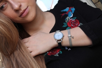 Женские часы Esprit Play Silver Blue SET ES1L023L0015