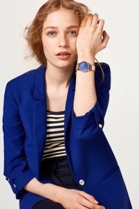 Moteriškas laikrodis Esprit VinRose Blue Rosegold Polish ES1L032E0085
