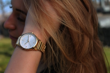 Женские часы Esprit VinRose Silver Gold Polish ES1L032E0075