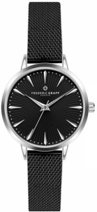 Moteriškas laikrodis Frederic Graff Kamet Black Leather FDE-3314 Moteriški laikrodžiai