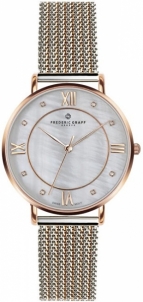 Moteriškas laikrodis Frederic Graff Rose Liskamm 2 tone. Steel + Rose Gold Mesh FAI-2718 