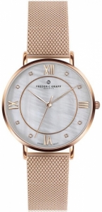Moteriškas laikrodis Frederic Graff Rose Liskamm Rose gold Mesh FAI-3218R 