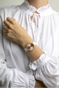 Женские часы Frederic Graff Shispare White Leather Strap FCG-B033R