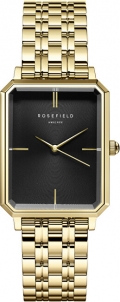 Женские часы Rosefield The Elles Black Sunray Steel Gold OBSSG-O47 
