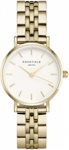Women's watches Rosefield The Small Edit White Steel Gold 26WSG-267 