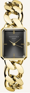 Moteriškas laikrodis Rosefield The Octagon XS Studio Black Gold SBGSG-O57 
