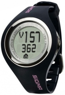 Moteriškas laikrodis Sigma Sporttester PC 22.13 Black