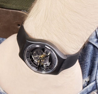 Vyriškas laikrodis Swatch Silver Glam SUOZ147
