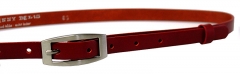 Moteriškas odinis diržas Penny Belts 15-2-93 95 cm Raudona Belts