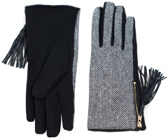 Moteriškos pirštinės Art of Polo Black, White Gloves