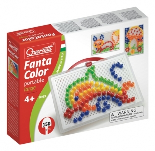 Mozaika Puzzle Quercetti 0953 Fanta Color no 4g. Puzles bērniem