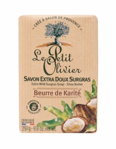 Muilas Le Petit Olivier Shea Butter Extra Mild Surgras 250g Muilas