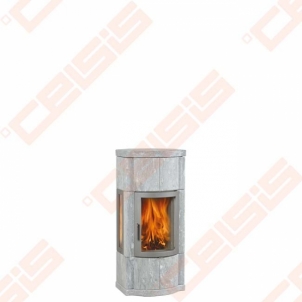 Muilo akmens krosnis NORSK KLEBER MERETHE PLUS 110, su vienu šoniniu stiklu Fireplace, sauna stoves
