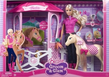 N4892 Barbie su žirgais