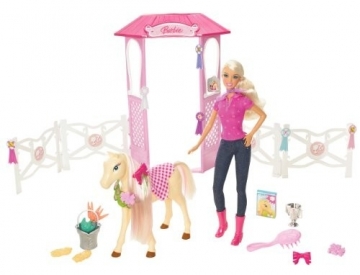 N4892 Barbie su žirgais