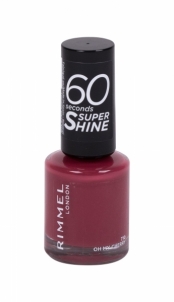 Nagų lakas Rimmel London 60 Seconds 710 Oh My Cherry Super Shine 8ml Decorative cosmetics for nails