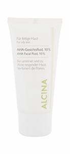 Naktinis odos kremas ALCINA For Oily Skin AHA Facial Fluid, 10% Night Skin Cream 50ml Sejas krēmi