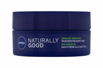 Naktinis odos cream Nivea Naturally Good Argan Oil 50ml Creams for face