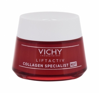 Naktinis odos kremas Vichy Liftactiv Collagen Specialist Night Skin Cream 50ml Night Sejas krēmi