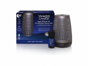 Namų kvapas Yankee Candle Scented diffuser bronze with Calm Nigh filling for a peaceful sleep 14 ml