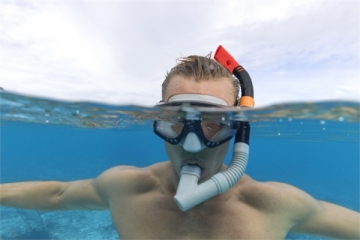 Nardymo komplektas Bestway Hydro-Swim Meridian Snorkel Set 25020