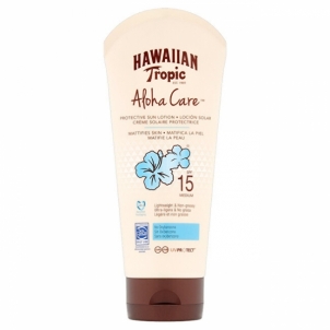Nematonas apsauginis losjonas Hawaiian Tropic SPF 15 Aloha Care 180 ml Sun creams