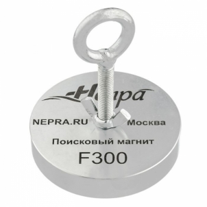 Neodimio paieškos magnetas НЕПРА F300 300kg. 
