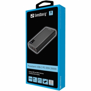 Nešiojama baterija Sandberg 420-59 Powerbank USB-C PD 20W 20000
