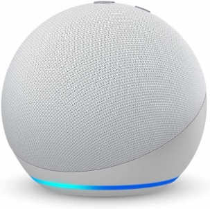 Nešiojama garso kolonėlė Amazon Echo Dot 4 glacier white (B7W64E) Nešiojamos garso kolonėlės