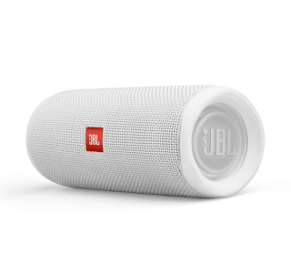 Nešiojama garso kolonėlė JBL Flip 5 white