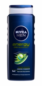 Nivea Men Energy Shower Gel Cosmetic 500ml 