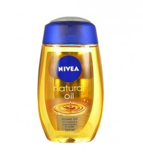 Nivea Natural Oil Shower Oil Cosmetic 200ml Dušo želė
