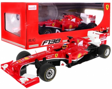 Nuotoliniu būdų valdomas automobilis - Ferrari F1 Rastar, raudonas Radiovadāmās mašīnas